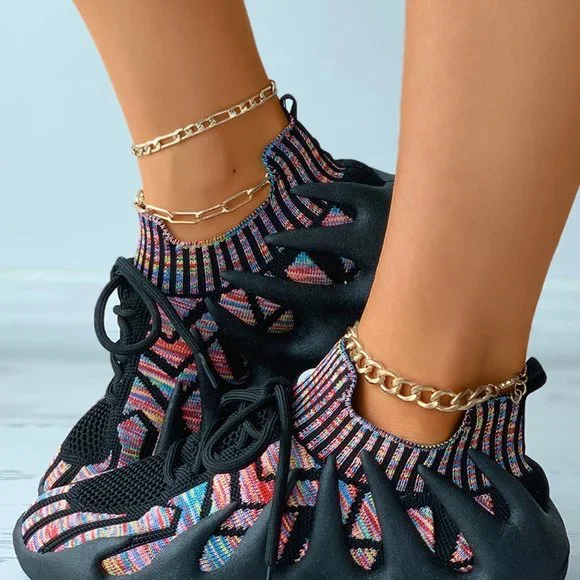 Mixed Color Sneaker - Picture 5 of 11